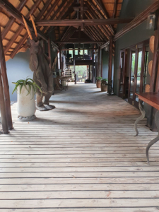 View from the entrance side